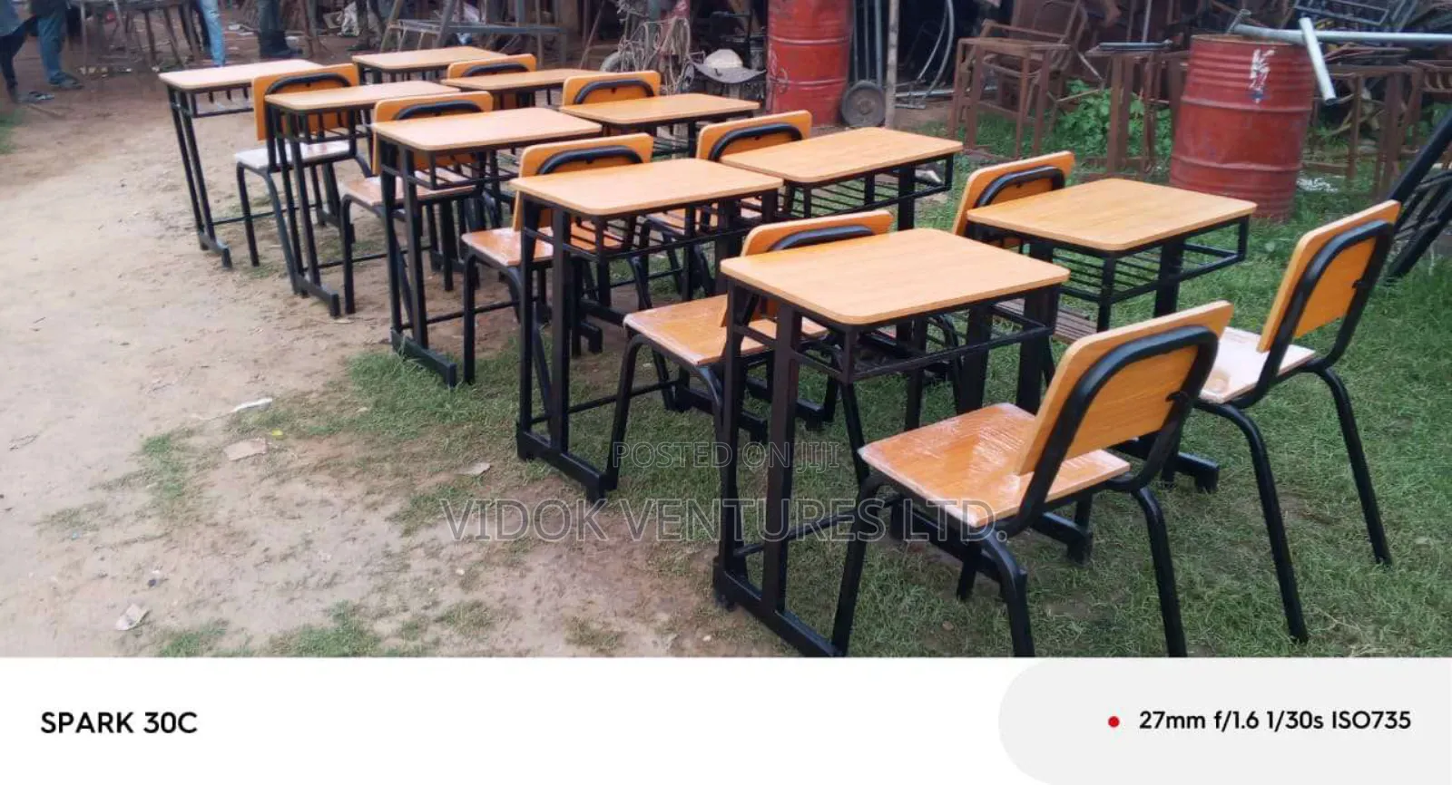 School Desk and Chairs