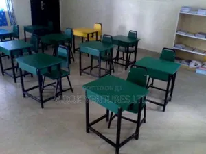 School Desk With Chairs for Class Rooms