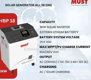 3kwh Solar Generator. All in One System
