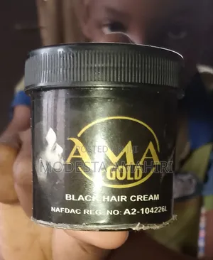 Ama Gold Black Hair Cream