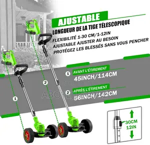 48v Double Batteries Rechargeable Mower Grass Cutter