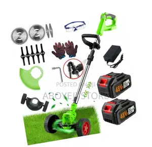 48v Double Batteries Rechargeable Mower Grass Cutter