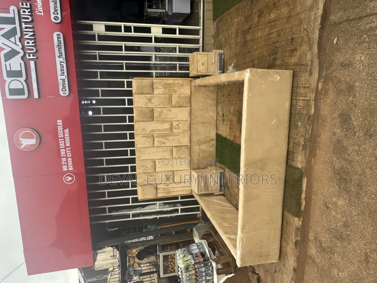 Luxury 6 by 6 Bed Frame With Two Side Drawers