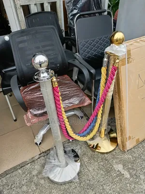 Bank Queue Stand and Barrier Rope