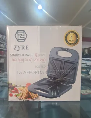 Zyre Sandwich Maker. Model El-216. One Year Warranty.