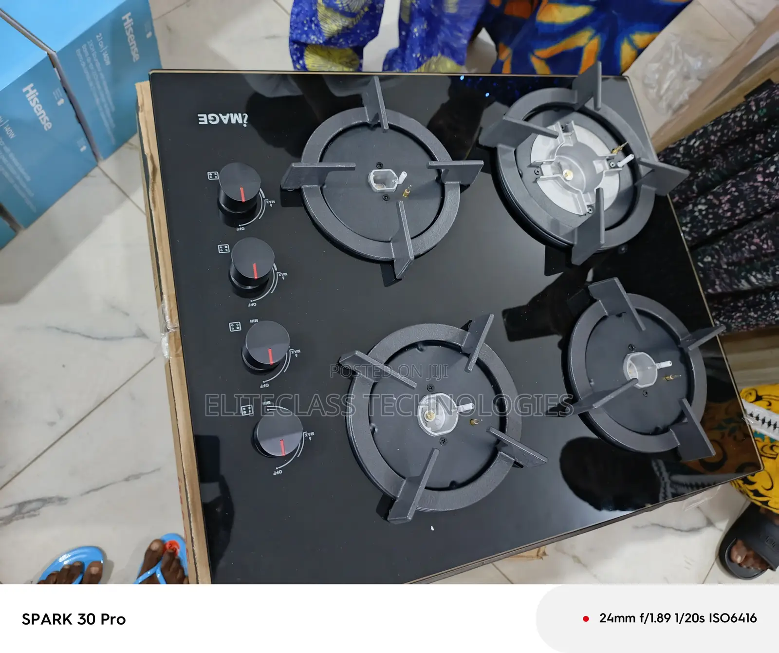 Cooktop Image Inbuilt 4 Gas Burner Hob