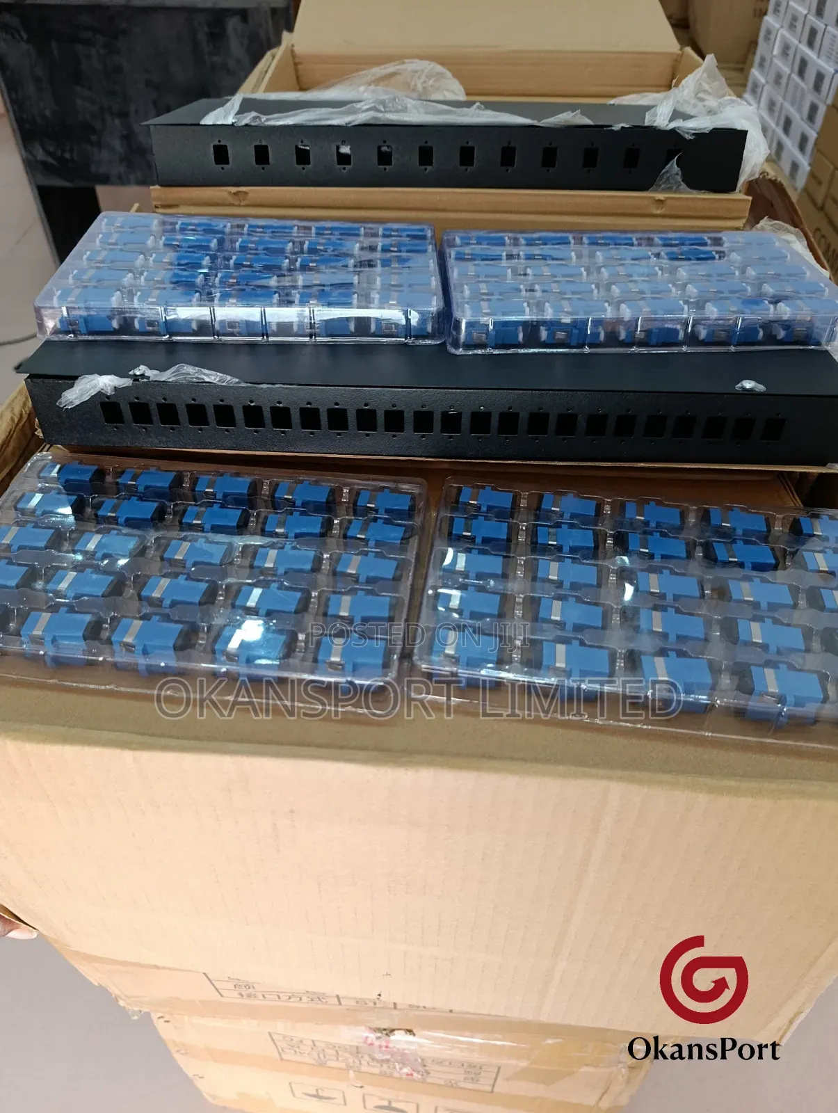 24 Port Fiber Optic Patch Panel Rackmount Odf With Sc/Lc Coupler