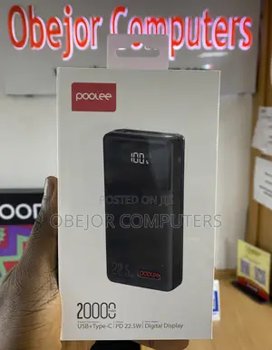 Poolee Energize20- 20000mah Pd 22.5w Powerbank