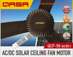 Qasa Ac/Dc Solar Ceiling Fan (Qcf-56 Acdc1)