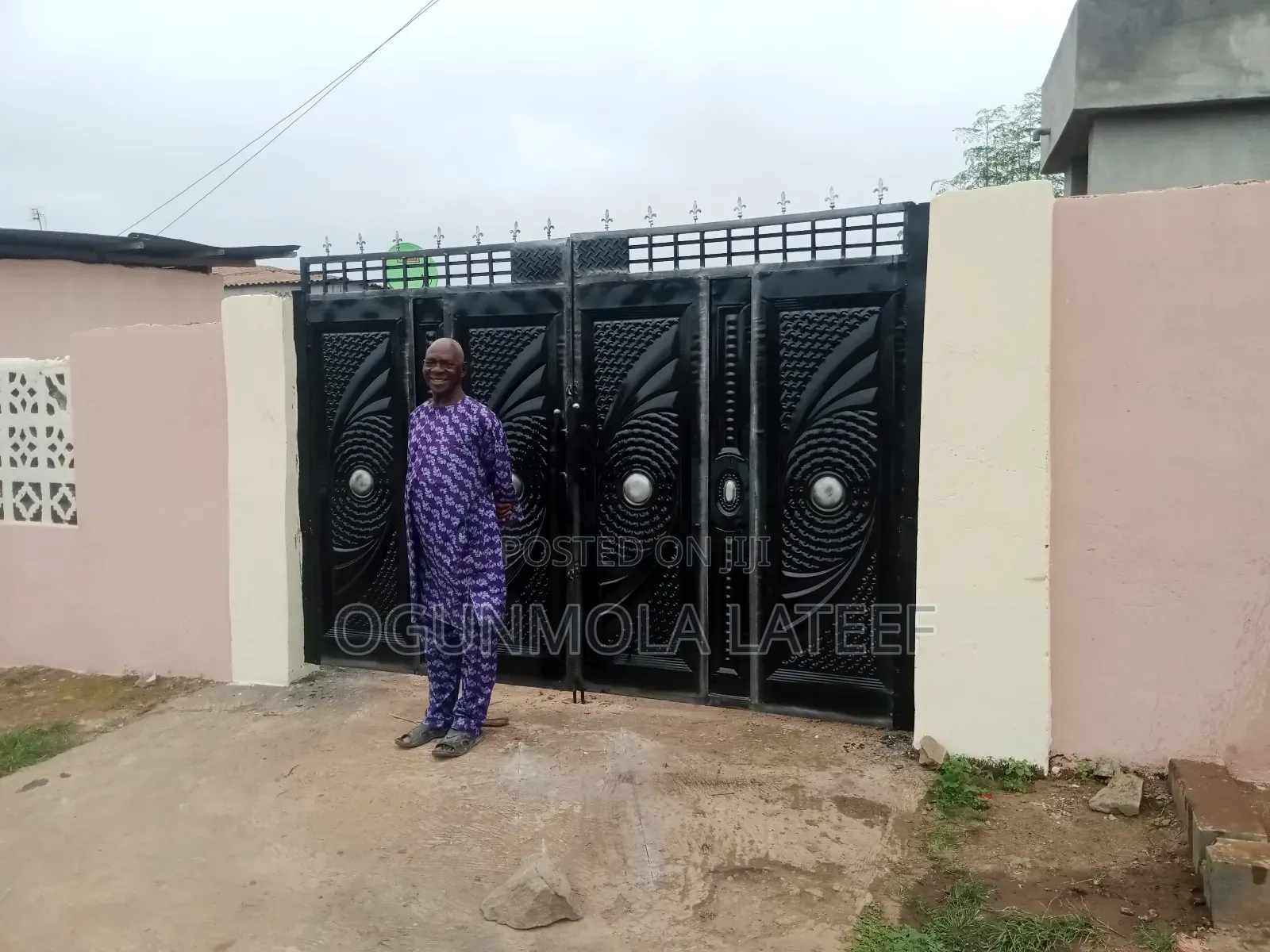 Thick Iron Door Gate