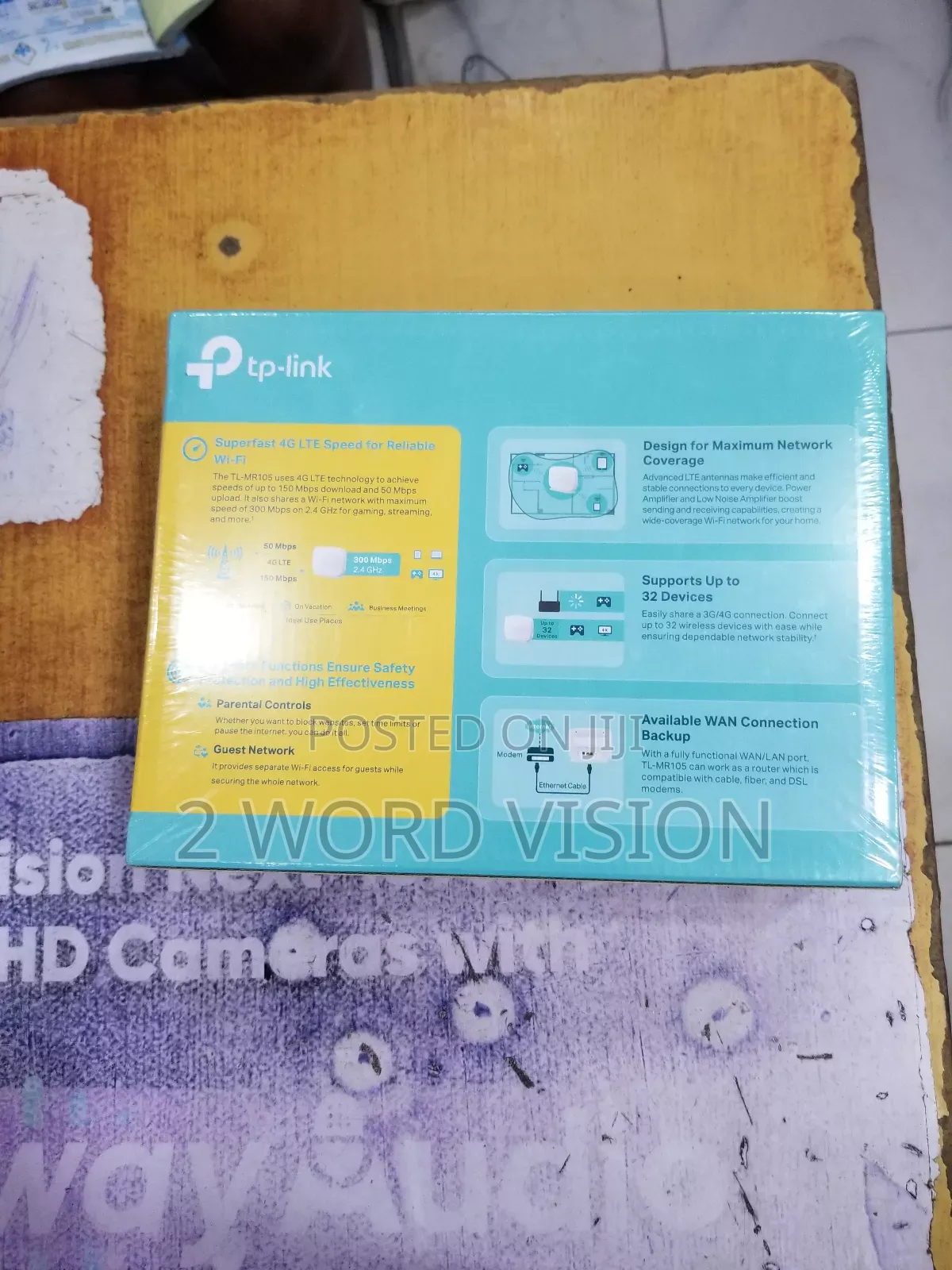Tp-Link 4g Lte Sim Router Tl-Mr105