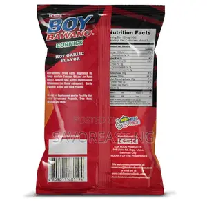 Boy Bawang Hot/Regular Garlic Cornick Snacks Chips 90g