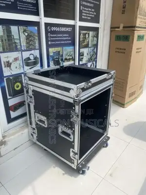 12 Units Amplifier Rack Double Board, Movable 12u Amprack