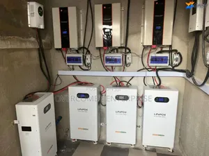 30kva Inverter With 60kwh Lithium Ion Battery Setup