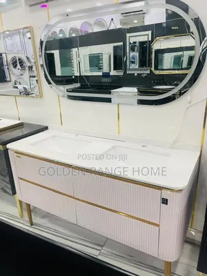 Happyhome Luxury Bathroom Consol/Dining Cabinet (White )