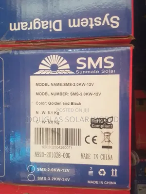 SMS Solar Inverter 2kva Hybrid 12v