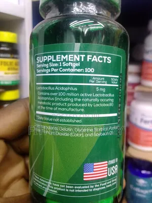 Probiotic Acidophilus X 100 Softgels