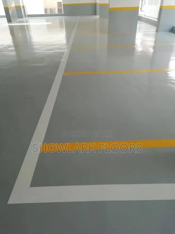 Finish Car Park Coat Epoxy Floor