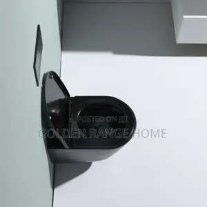 Matt Black Conceal/Hanging Watercloset