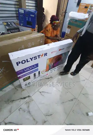 Polystar 50′′ Vidaa Os Smart Uhd Tv
