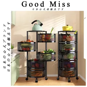 Multifunctional Kitchen Storage Rack 5 Layers Fruit Vegetables Basket