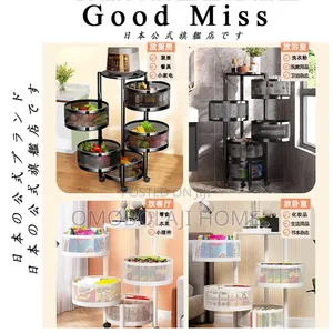 Multifunctional Kitchen Storage Rack 5 Layers Fruit Vegetables Basket