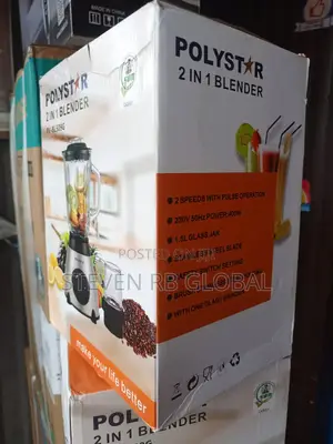 Polystar 2 in 1 Blender Pv-Bl509g
