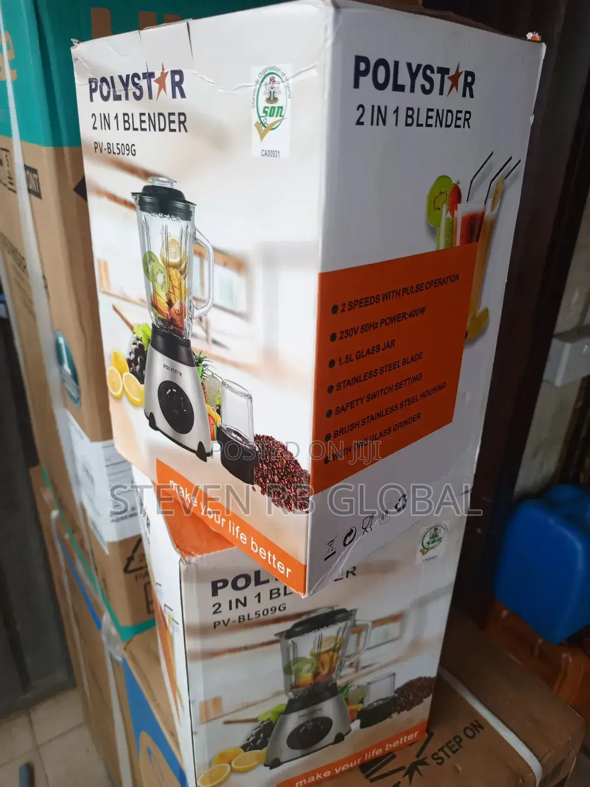 Polystar 2 in 1 Blender Pv-Bl509g