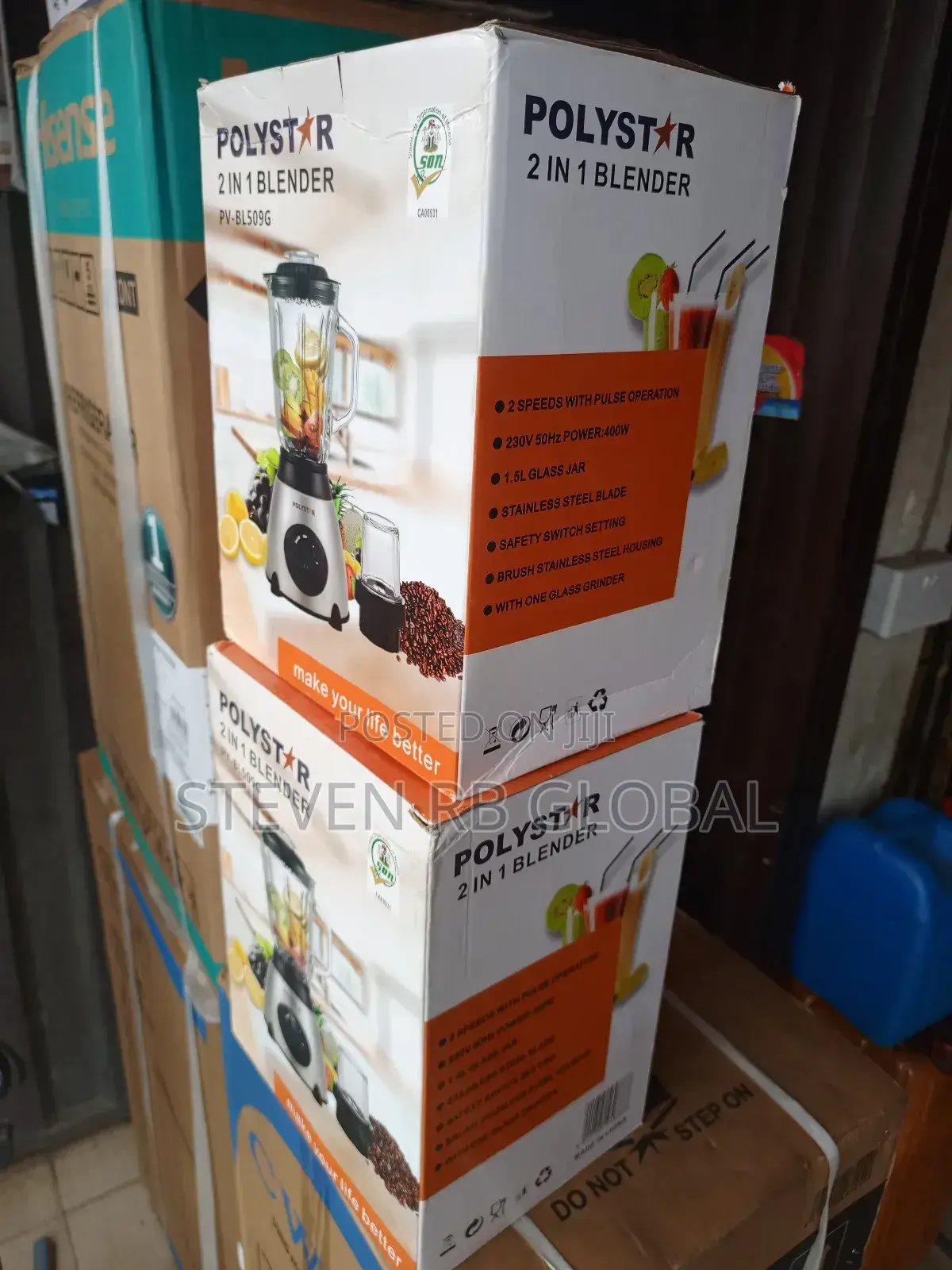 Polystar 2 in 1 Blender Pv-Bl509g