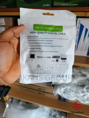 Usb to Console Rj45 Cable (Cisco Rollover) – Network Serial Adapter