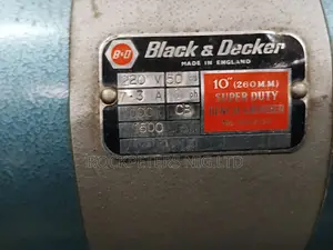 Black Decker 10"(260mm) Heavy Duty Bench Grinder