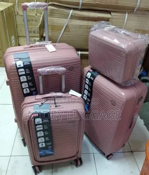 Set F 4 Rubber Luggage Traveling Box