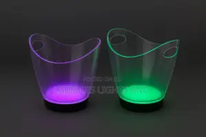 Transparent Led Light Ice Bucket