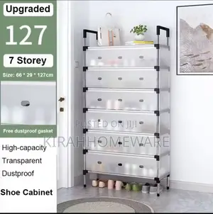7layers Dust Proof Shoe Rack
