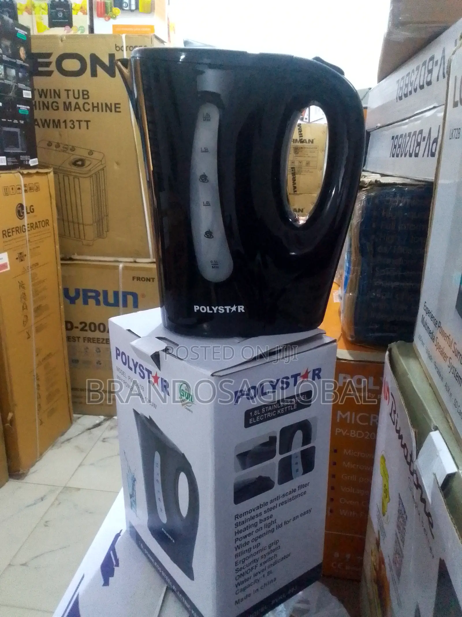 Quick Boil Electric Kettle – Polystar PVKL-903