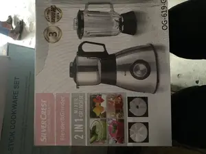 2in1 Silver Crest Glass Blender