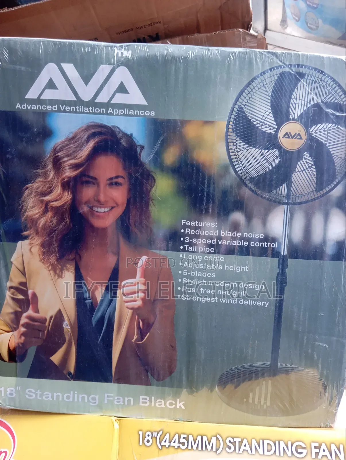 Ava (Advanced Ventilation Appliances) Standing Fan