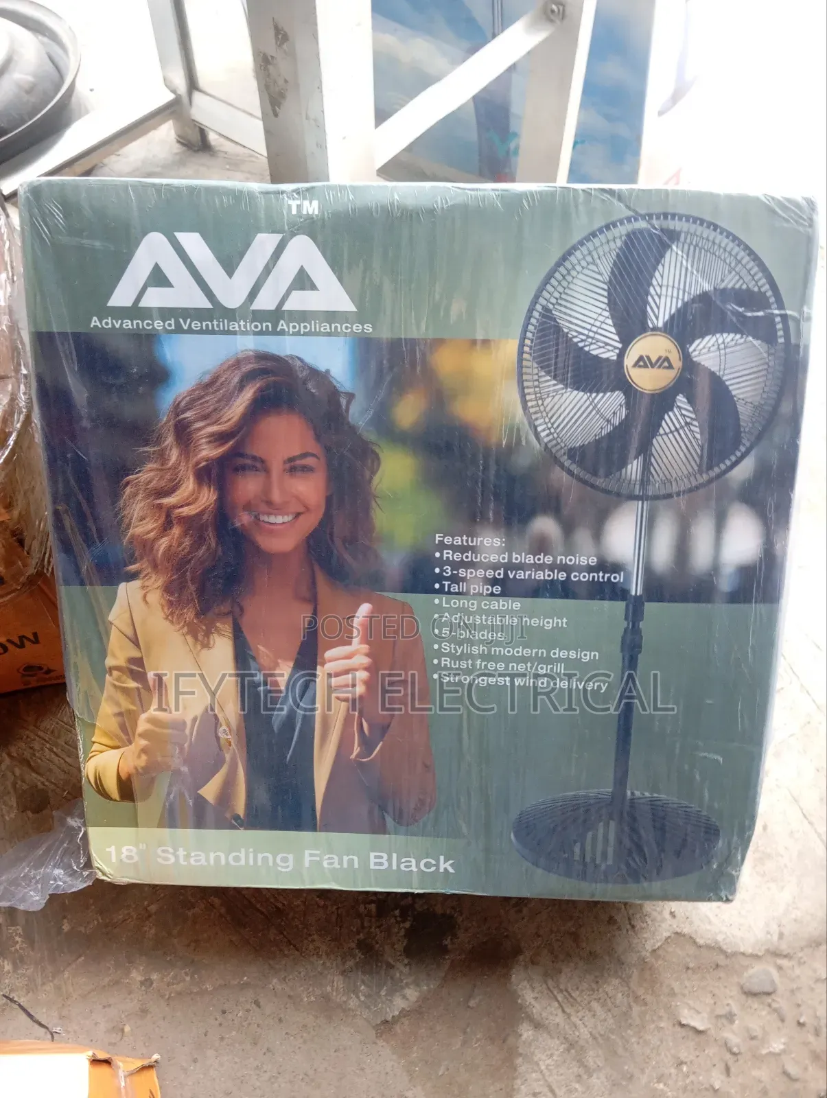 Ava (Advanced Ventilation Appliances) Standing Fan