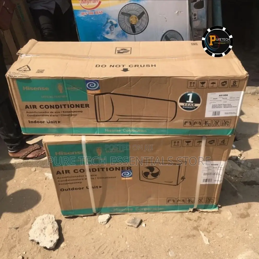 New Hisense Indoor Black 1.5hp Inverter Ac