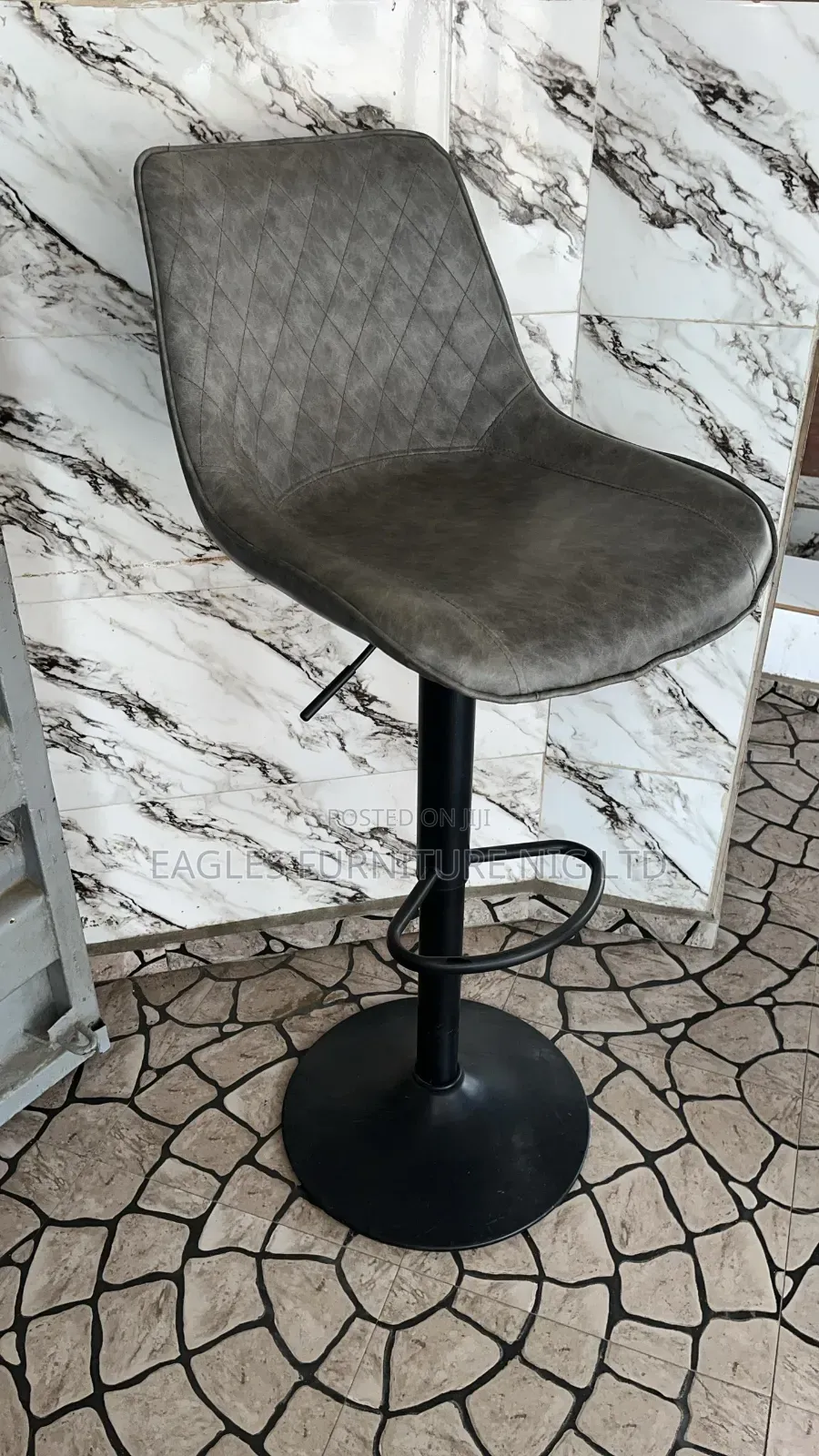 100% Pure Leather Wine Bar Stool