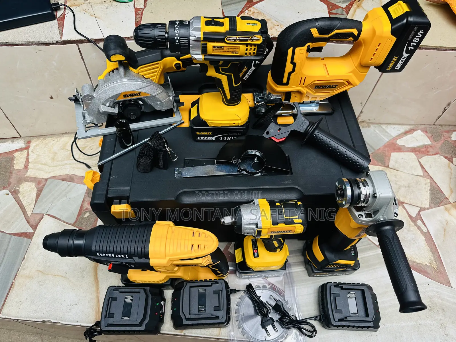 6 in 1 Cordless Combo Tools Machine