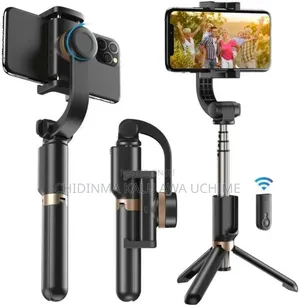 Q08 Gimbal Stabilizer Selfie Stick 360 Automatic Rotation