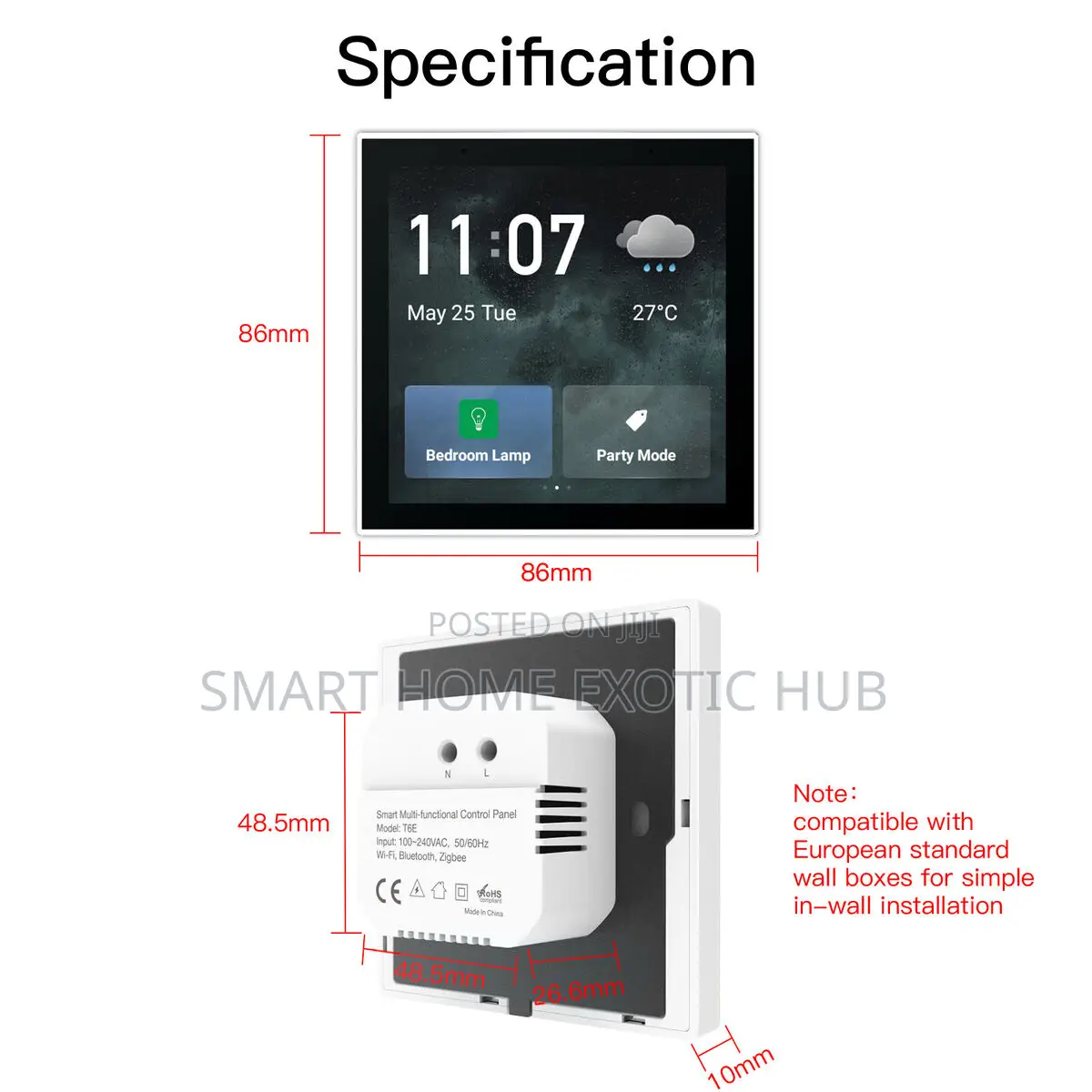 Smart Multifunctional Control Panel