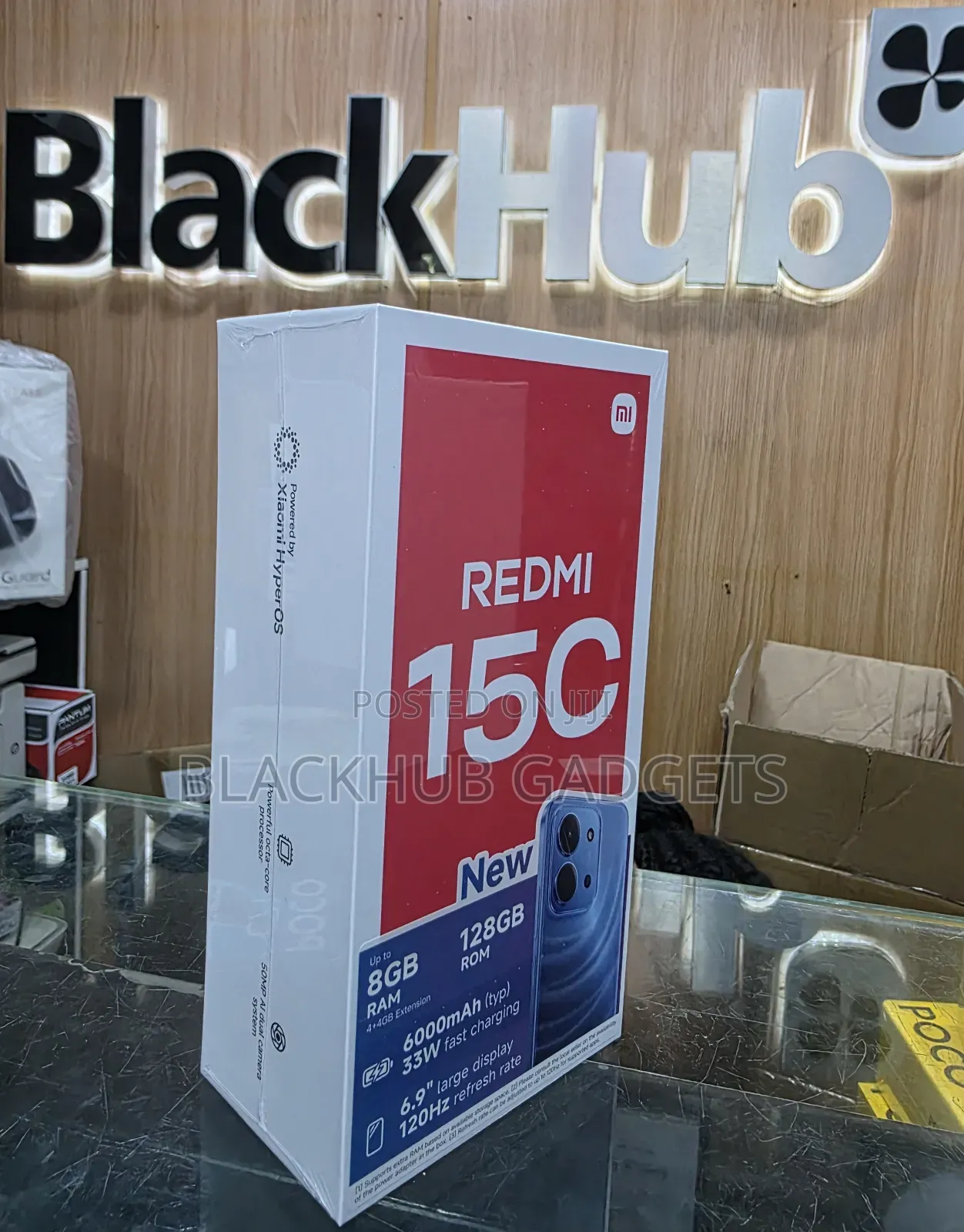 New Xiaomi Redmi 15C 4G 128 GB Black