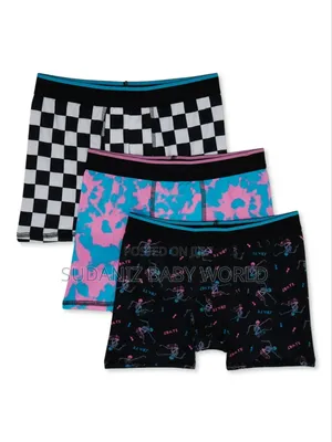 Wonder Nation Boys Boxer Brief Skater Underwear, 3-Pack, Sizes S-Xl