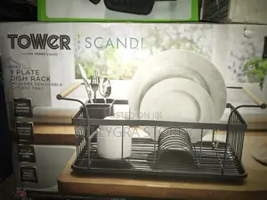 Tower Scandi Stainless Steel Dish Rack