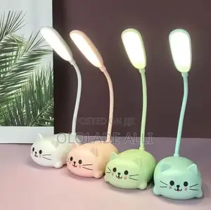 Mini Cat Usb Lamp Led Cute Animal Night Light Rechargeable Table Lamp