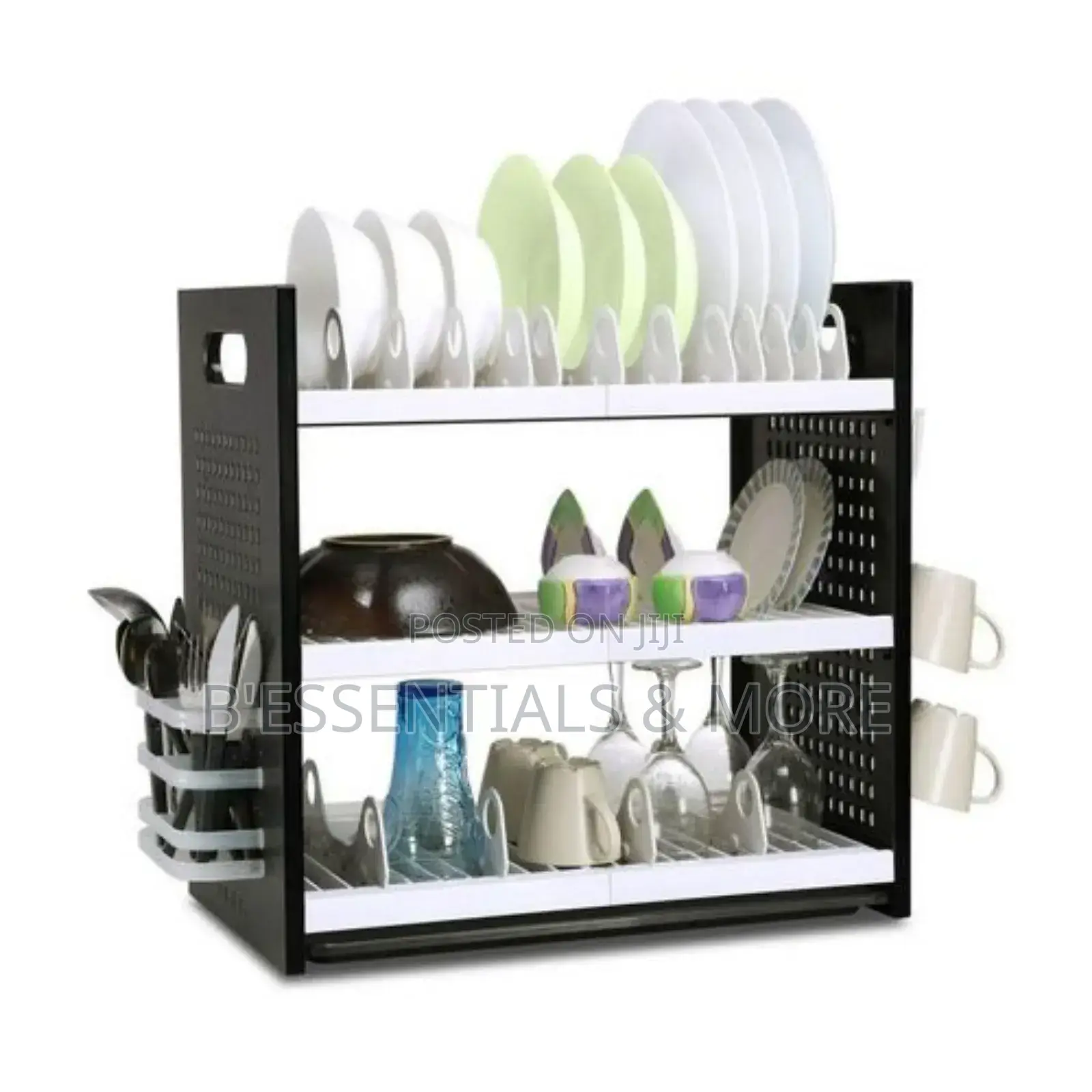 3 Layers Durable Plastic Dish Rack