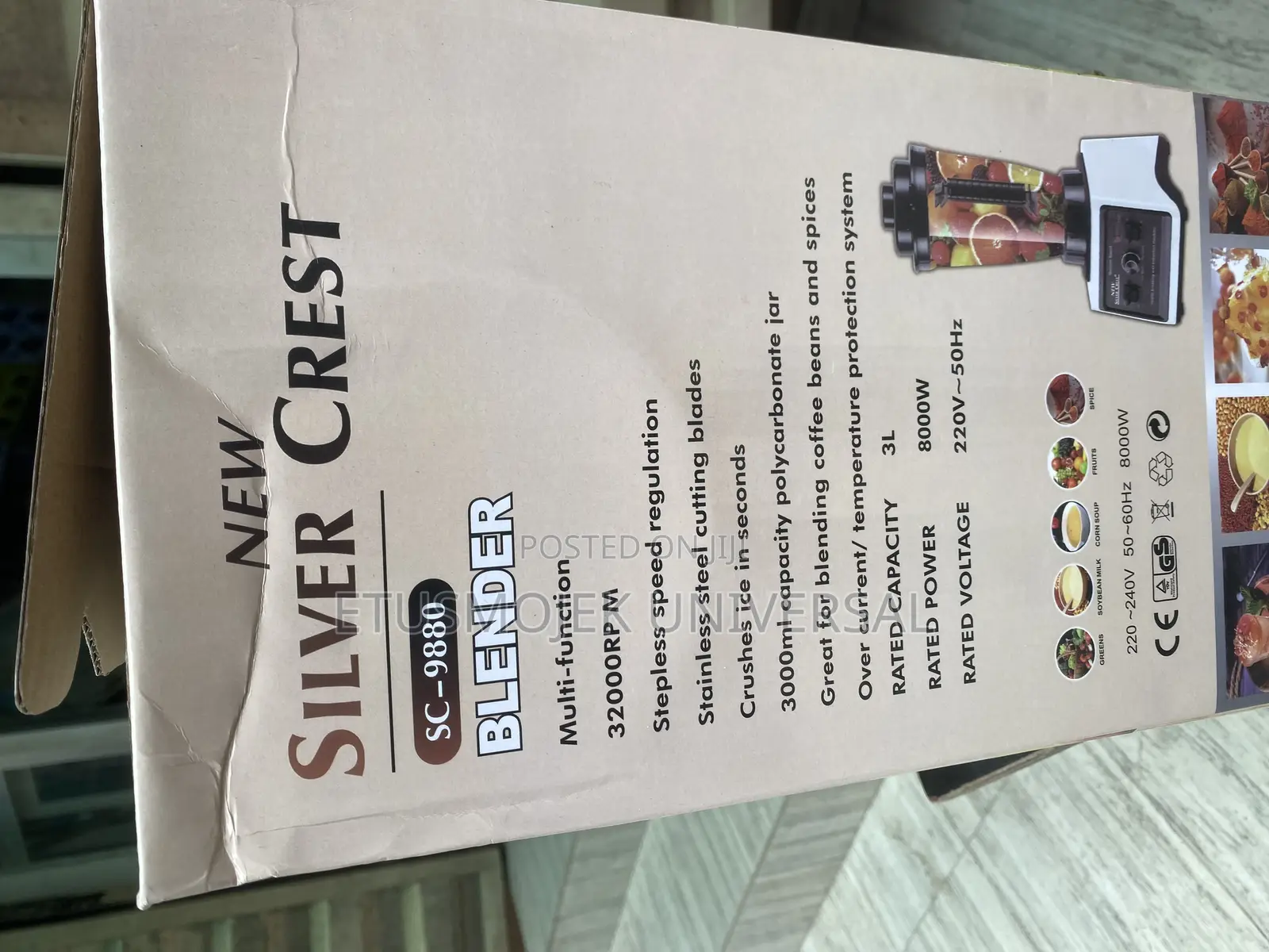4litres High Quality Silver Crest Blender