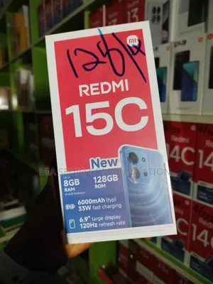 New Xiaomi Redmi 15C 4G 128 GB Black